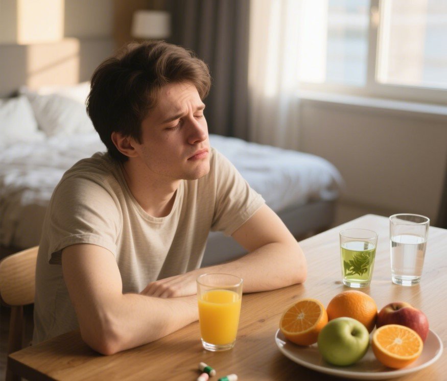 Come superare rapidamente i postumi di una sbornia a casa?